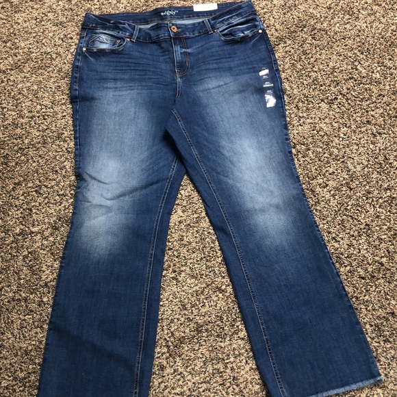 MAURICES EDGELY Plus Size Mid Rise Bootcut Stretch Jeans Size 20W | NWT! - Picture 2 of 7